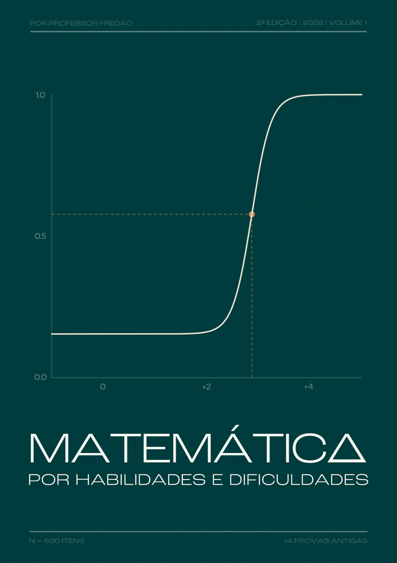 Capa do eBook — Matemática por Habilidades e Dificuldades, Prof. Fredão